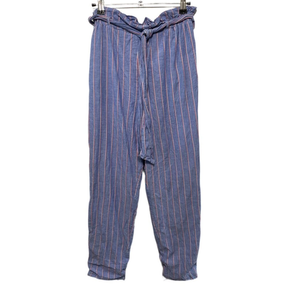 🌸 Majorelle Striped Paperbag Waist Pants | Size S